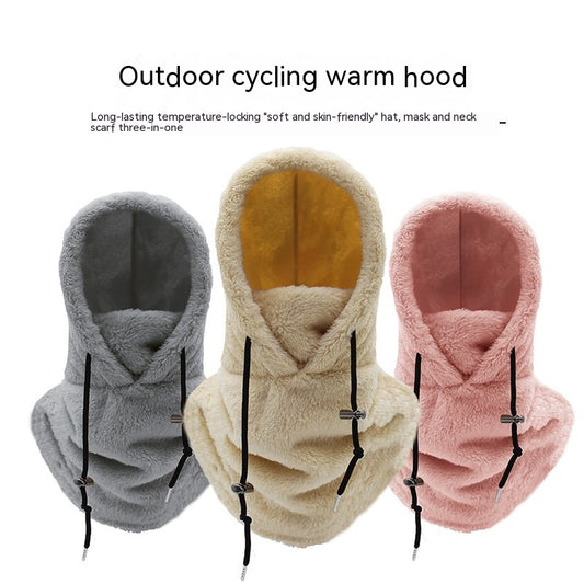 Winter Outdoors Cycling Sports Wind-proof Cap Cold Protection Thickening Scarf Hat
